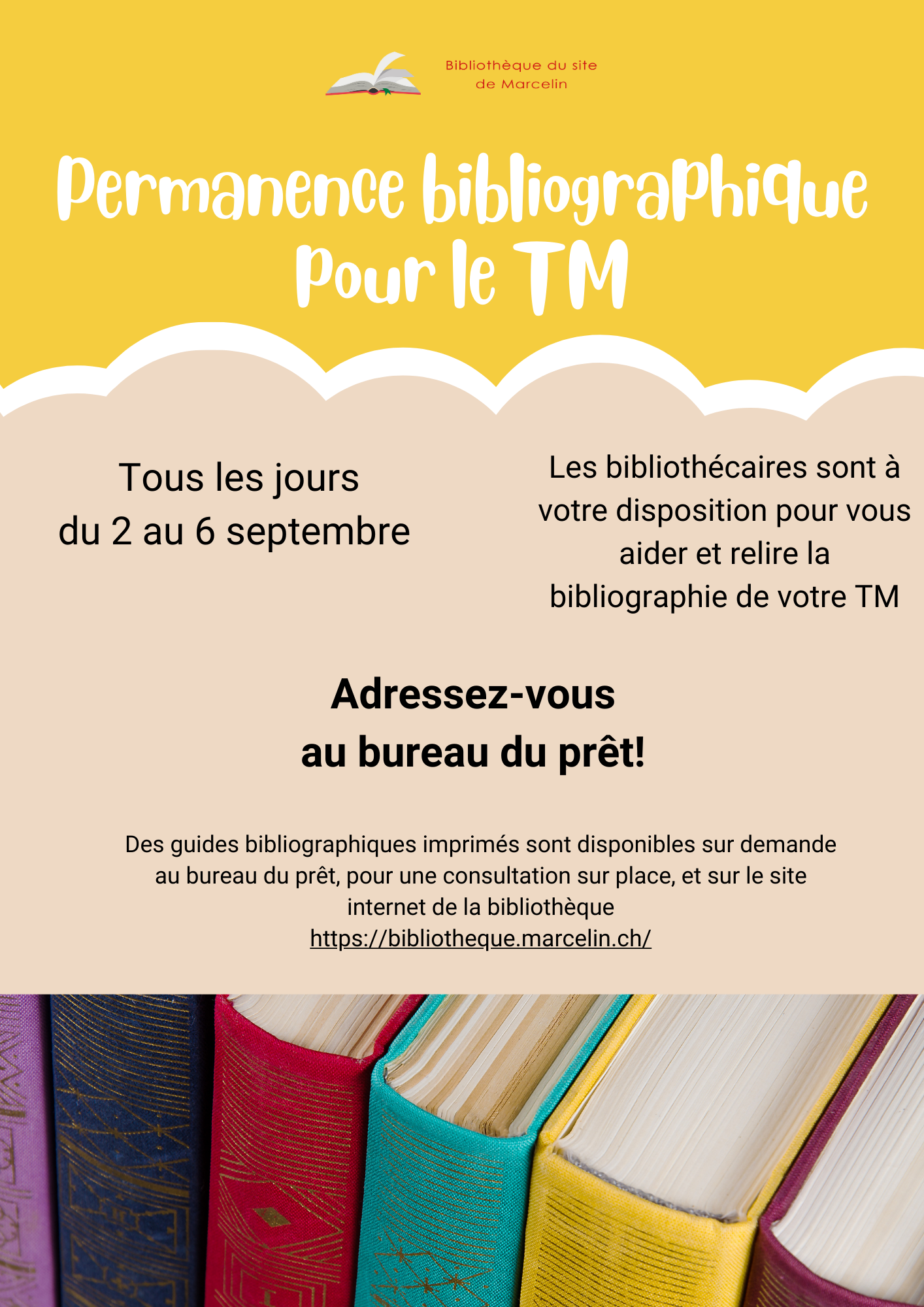 Permanences bibliographiques à la bibliothèque