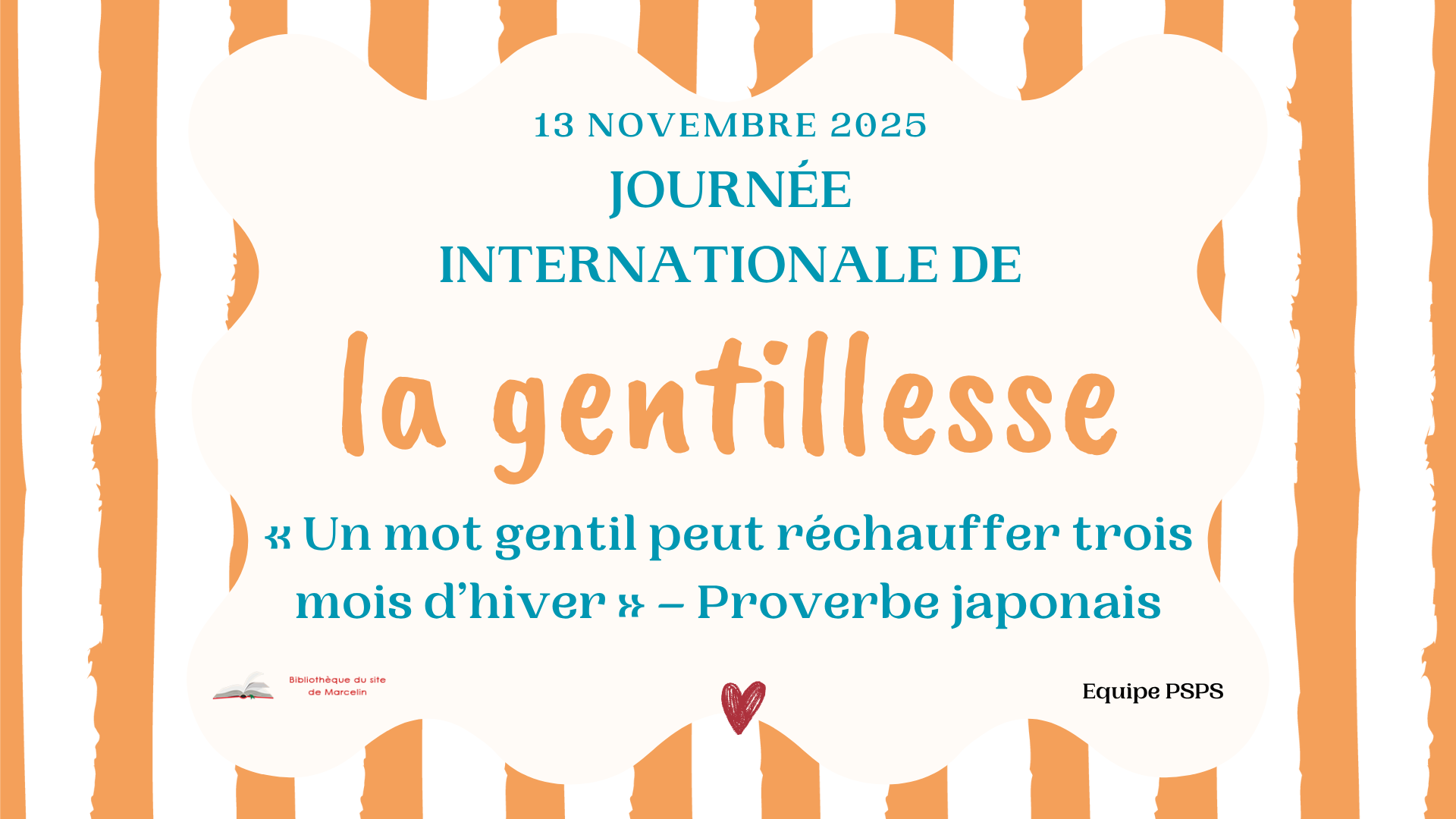 EVENEMENT : journée internationale de la gentillesse