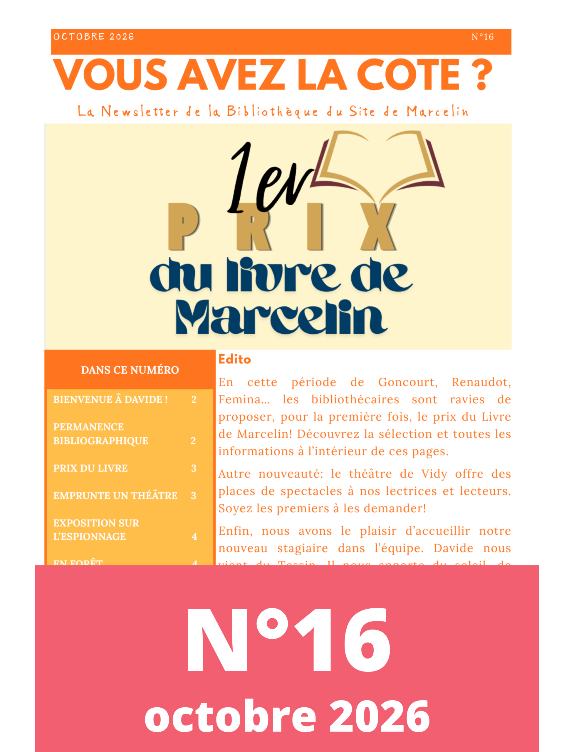 Newsletter n°16